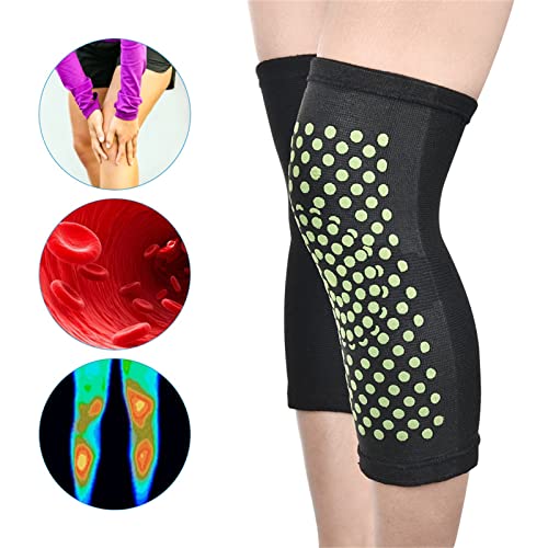 Wormwood Self Heating Knee Pads, 1 Pair Heated Warm Knee Brace, Moxibustion P...
