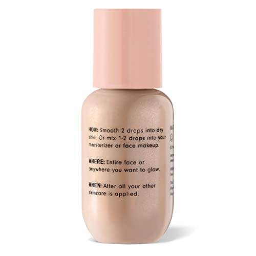 Versed Mood Lighting Luminizing Glow Facial Drops, Sheer Golden - Liquid High...