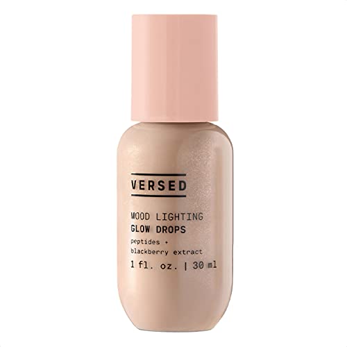 Versed Mood Lighting Luminizing Glow Facial Drops, Sheer Golden - Liquid High...