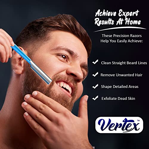 Beard Mustache Straight Edge Razor – Mens Beards Edgers Trimmer Shaping Tool ...