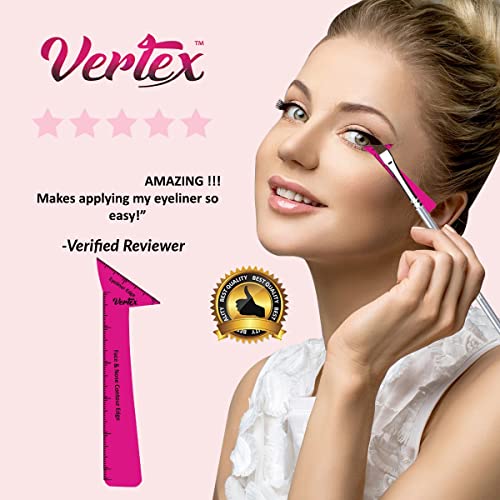 Eyeliner Stencils Wing Tips – Eyebrow Stencil Reusable For Beginners With Liq...