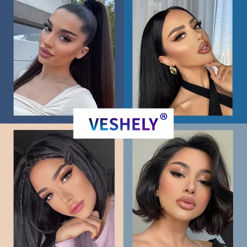 VESHELY Mink Magnetic Eyelashes with Eyeliner,3 Pairs Mink Dramatic Faux Magn...