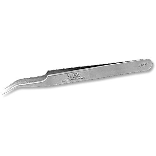 Vetus Slighty Curved St-17 Tweezers for Eyelash Extension