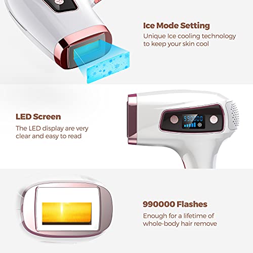 IPL Hair Removal, VEYFUN Laser Hair Removal for Women Permanent Hair Removal ...