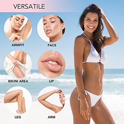 Electric Razor for Women, Hair Trimmer for Face Beard Mustache Arm Leg Armpit...