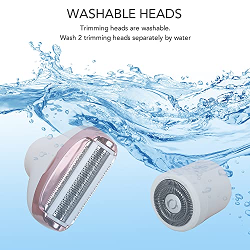 Electric Razor for Women, Hair Trimmer for Face Beard Mustache Arm Leg Armpit...