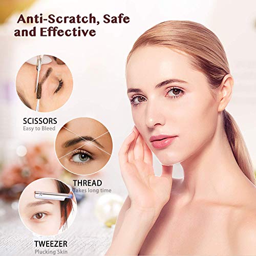Eyebrow Trimmer & Facial Hair Removal for Women, 2 in 1 Eyebrow Razor and Hai...