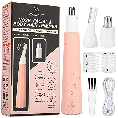 Eyebrow Trimmer & Nose Hair Trimmer for Women, Precision Lady’s Clipper for N...