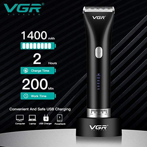 Hair Clippers for Men, Professional Cordless Hair Trimmer Haircut Clippers & ...