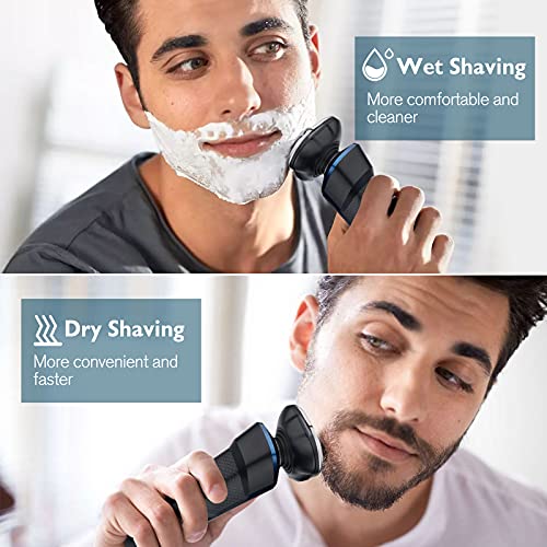 Electric Razor for Men,Viatia Rechargeable Mens Shaver Wet and Dry Electric R...