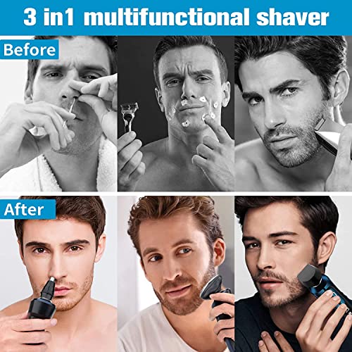 Electric Razor for Men,Viatia Rechargeable Mens Shaver Wet and Dry Electric R...