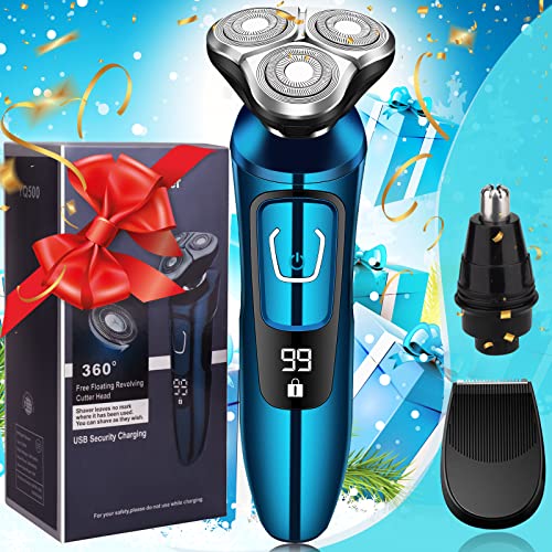 Electric Razor for Men,Viatia Rechargeable Mens Shaver Wet and Dry Electric R...