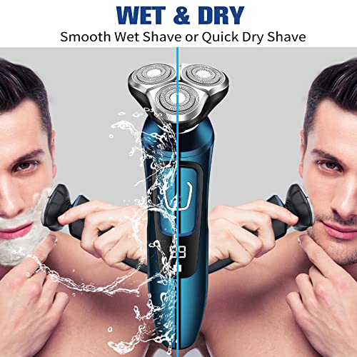 Electric Shavers for Men,Viatia Electric Razor for Men,Wet & Dry Waterproof M...