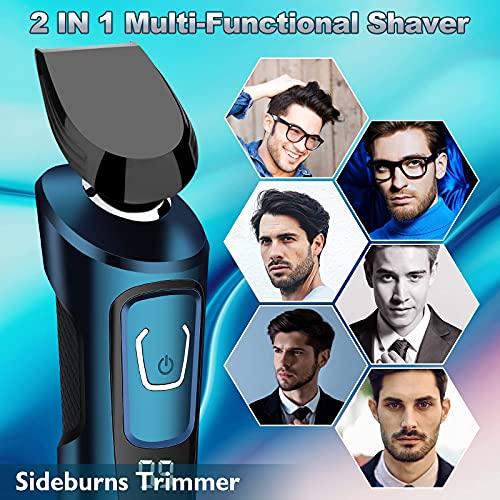 Electric Shavers for Men,Viatia Electric Razor for Men,Wet & Dry Waterproof M...