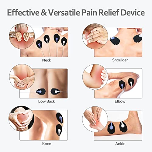 TENS Unit EMS Muscle Stimulator with Sensitive Touchscreen and Large Icons, 2...