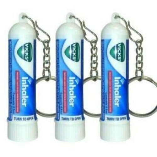 Vicks Inhaler Relief for Cold Sinus Nasal Congestion Allergy 3pack
