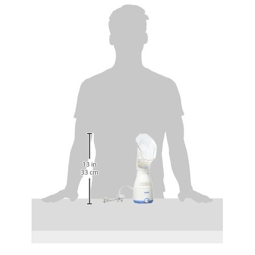 Vicks Personal Sinus Steam Inhaler with Soft Face Mask – Face Humidifier with...