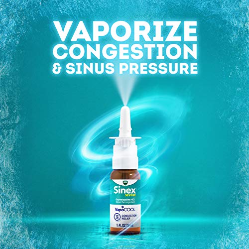 Vicks Sinex SEVERE, Nasal Spray with VapoCOOL, Ultra Fine Nasal Mist, Sinus D...
