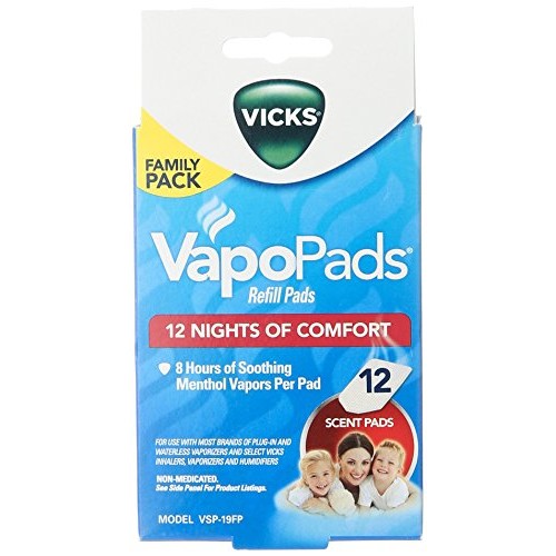 Vicks Vapo Pad Family Pack, 12 Count