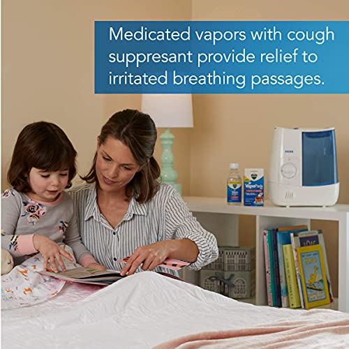 Vicks VapoSteam Medicated Liquid with Camphor, a Cough Suppressant, 8 Oz – Va...