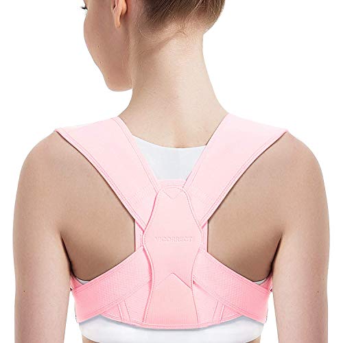 Posture Corrector for Women and Men, Vicorrect Adjustable Upper Back Brace fo...