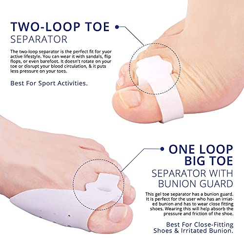 Vicorrect Bunion Corrector & Bunion Toe Separators, Orthopedic Bunion Splint ...