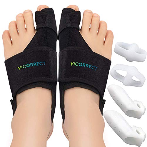 Vicorrect Bunion Corrector & Bunion Toe Separators, Orthopedic Bunion Splint ...