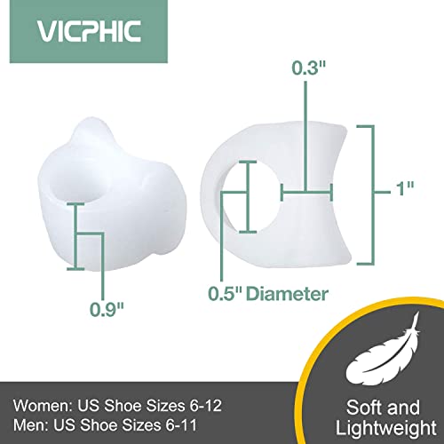 Toe Separator,hammer toe corrector for women, Toe spacers for feet Gel Toe Cu...
