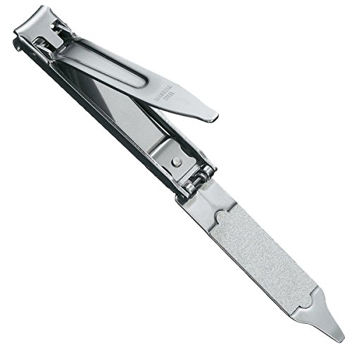 Victorinox 8.2055.CB Swiss Army Nail Clippers with Nail File, Stainless, in B...