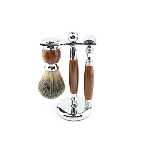 VICYUNS Luxury Grooming Shaving Set for Men Including Double-sided Razor, All...
