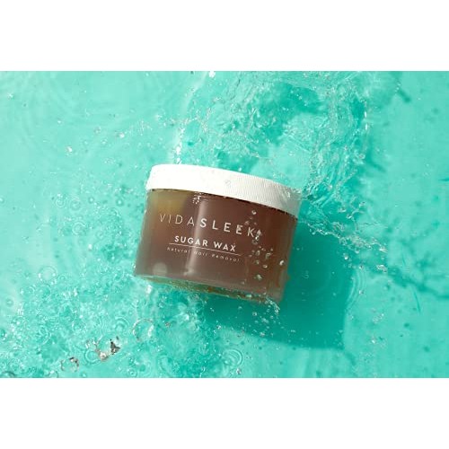 VidaSleek Sugar Wax Hair Remover for Men & Women - Sensitive Skin, 100% Natur...