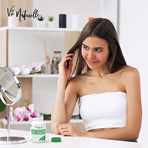 DHT Blocker Supplement & Hair Supplement - Hair Growth Vitamins for Women & M...