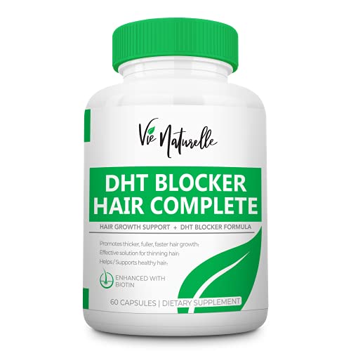 DHT Blocker Supplement & Hair Supplement - Hair Growth Vitamins for Women & M...