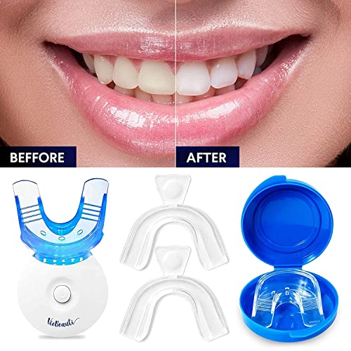 VieBeauti Teeth Whitening Kit - 5X LED Light Tooth Whitener with 35% Carbamid...