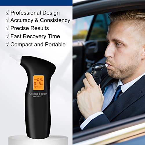 Breathalyzer, Portable Breath Alcohol Tester for Personal Use, Professional-G...