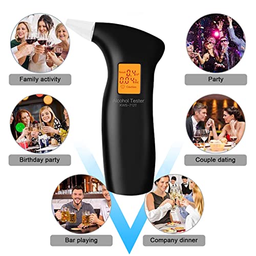 Breathalyzer, Portable Breath Alcohol Tester for Personal Use, Professional-G...