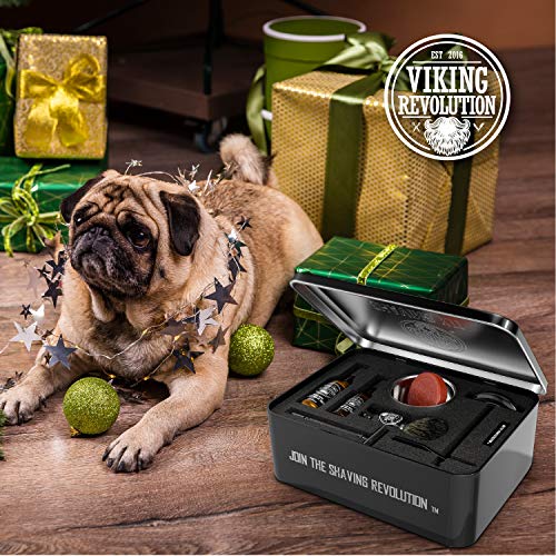 Luxury Safety Razor Shaving Kit - Includes Double Edge Safety Razor, Stand, B...