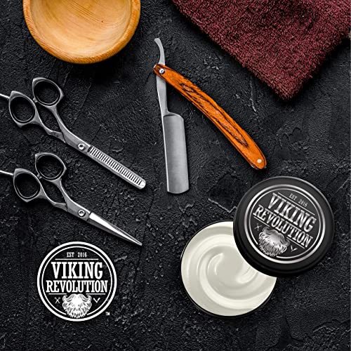 Luxury Shaving Cream for Men- Sandalwood Scent - Soft, Smooth & Silky Shaving...