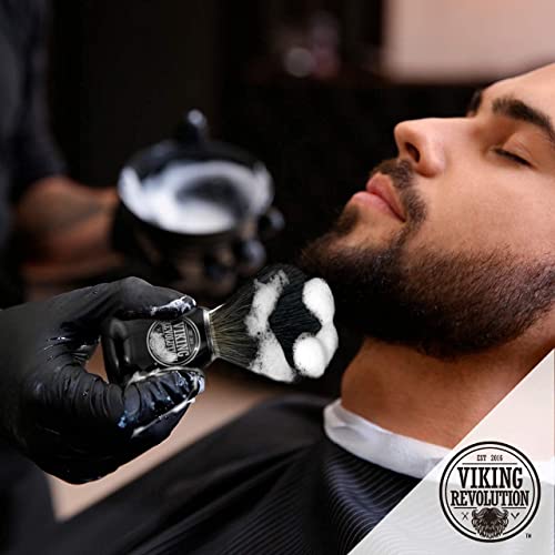Viking Revolution Badger Hair Shaving Brush- Shave Brush for Wet Shave Using ...