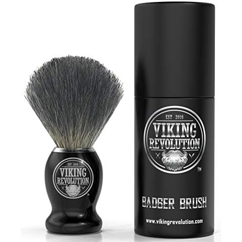 Viking Revolution Badger Hair Shaving Brush- Shave Brush for Wet Shave Using ...