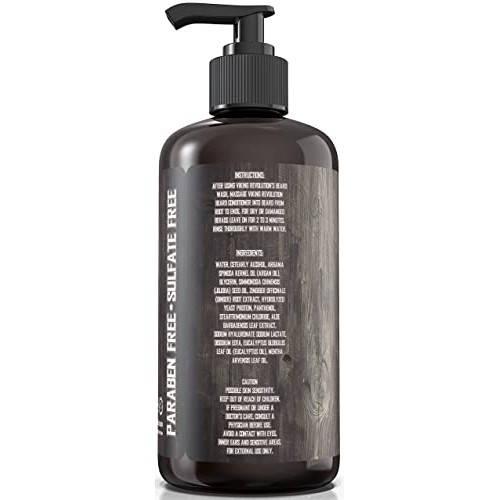 Viking Revolution Beard Wash & Beard Conditioner Set w/Argan & Jojoba Oils – ...