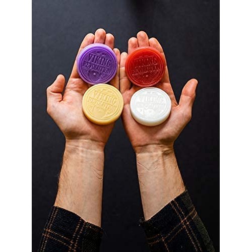 Viking Revolution Shaving Soap for Men - Shave Soap for Use with Shaving Brus...