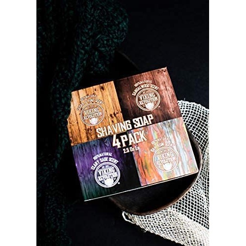 Viking Revolution Shaving Soap for Men - Shave Soap for Use with Shaving Brus...