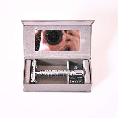 VIKINGS BLADE The Chieftain Double Edge Safety Razor (Neutrally Aggressive)