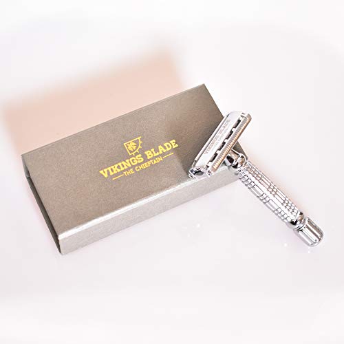 VIKINGS BLADE The Chieftain Double Edge Safety Razor (Neutrally Aggressive)