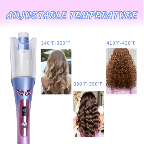 VIKKSAER Automatic Curling Iron, 8s Fast Heating, Smart Anti-Stuck, Portable ...