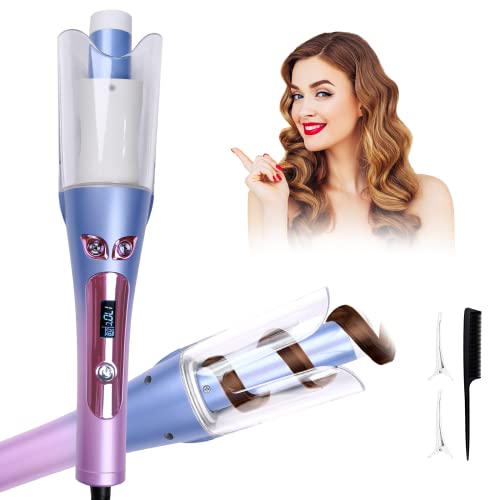 VIKKSAER Automatic Curling Iron, 8s Fast Heating, Smart Anti-Stuck, Portable ...