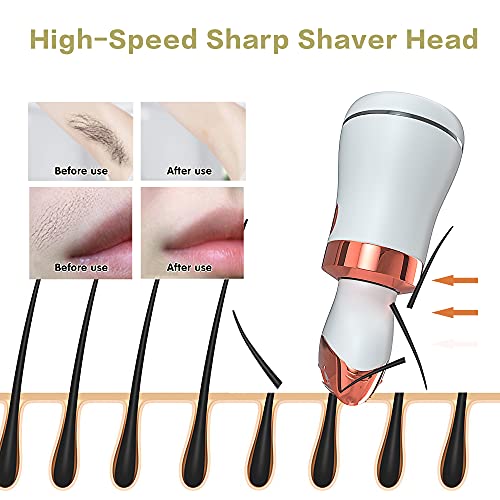 Electric Shaver for Women, Hair Removal Kit for Women Facial, Bikini Area, Un...