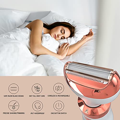 Electric Shaver for Women, Hair Removal Kit for Women Facial, Bikini Area, Un...