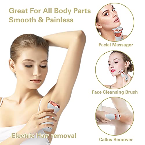 Electric Shaver for Women, Hair Removal Kit for Women Facial, Bikini Area, Un...